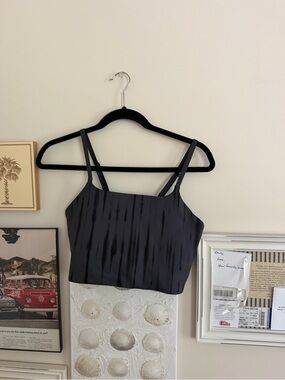 Womens Black Square Sports Bra Nike medium